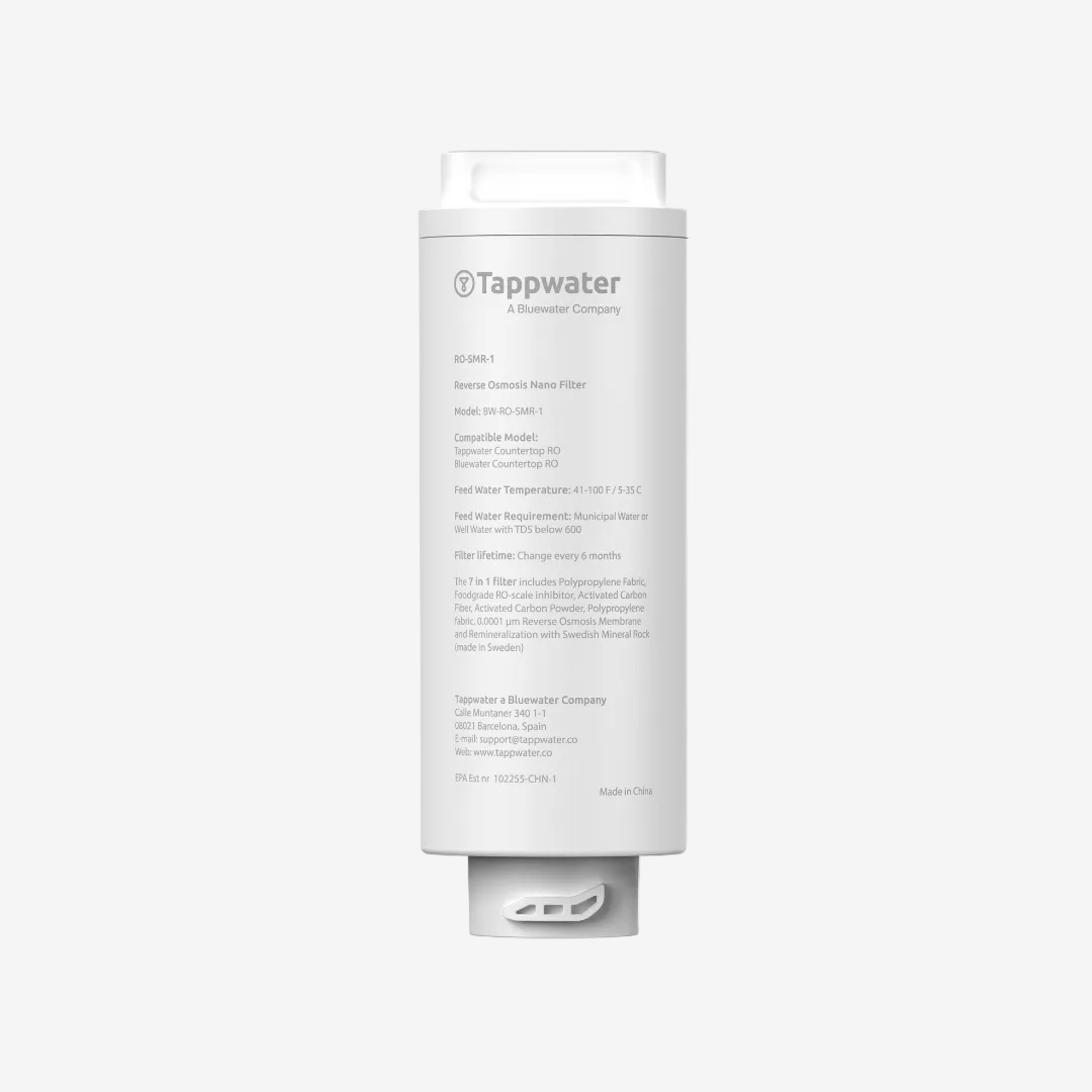 Tappwater Reverse Osmosis Countertop Replacement Cartridge